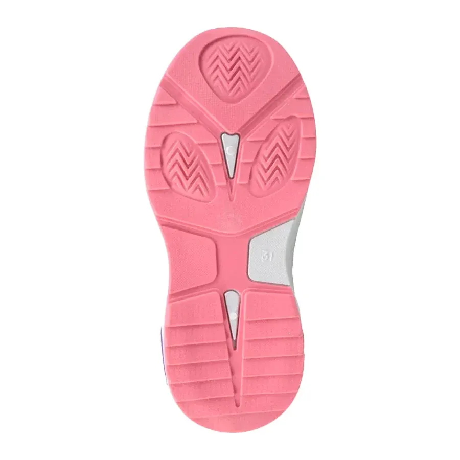 Imagen 3 de 4 de Zapatillas Footy Pop Arcoiris C/luz-LILA/ROSA/PLATA