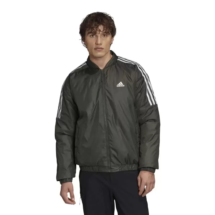 Imagen 2 de 6 de Campera adidas Essentials Insulated Bomber-VERDE