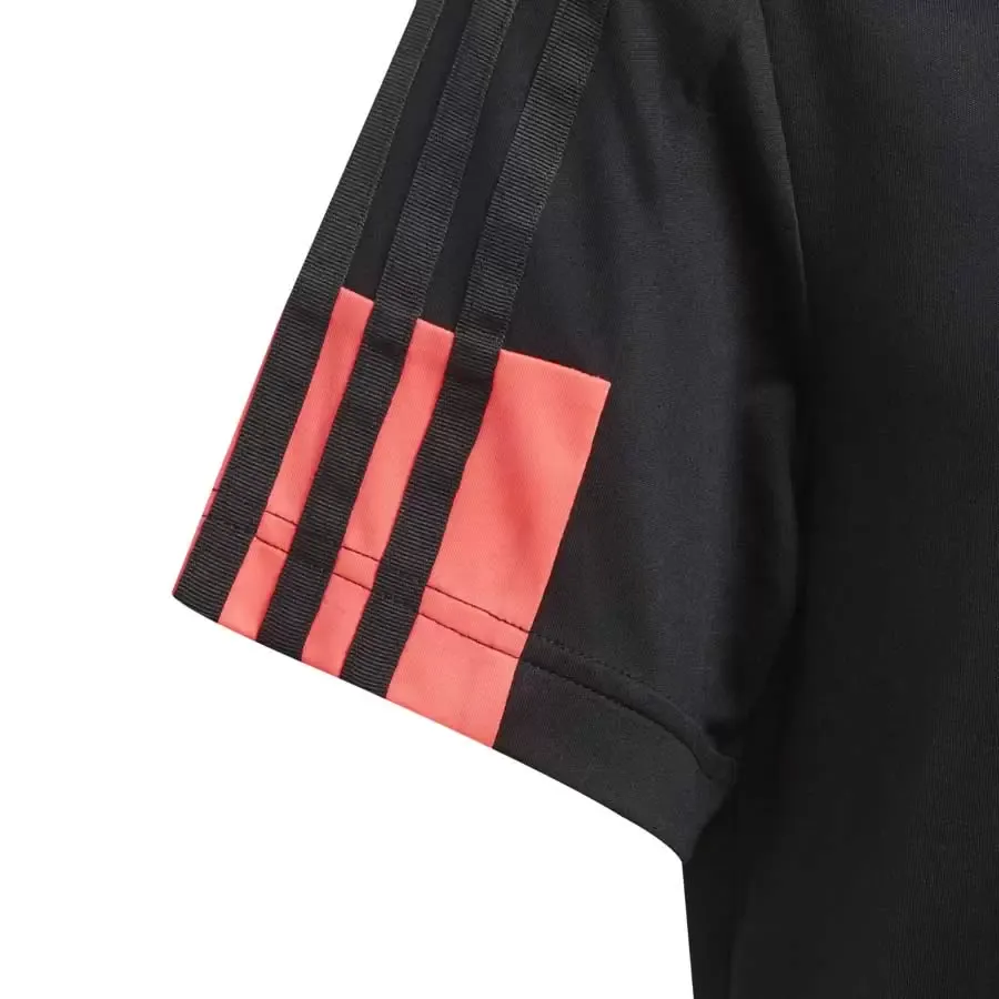 Imagen 3 de 5 de Remera adidas Must Haves Aeroready 3 Tiras-NEGRO/ROSA
