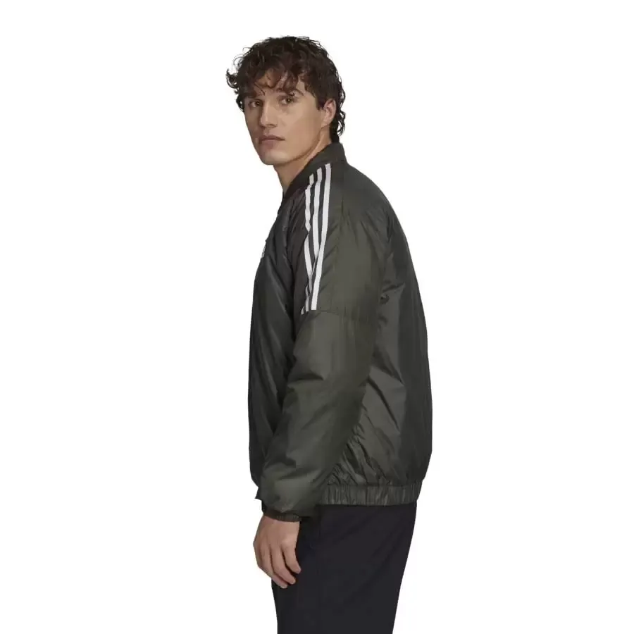 Imagen 3 de 6 de Campera adidas Essentials Insulated Bomber-VERDE