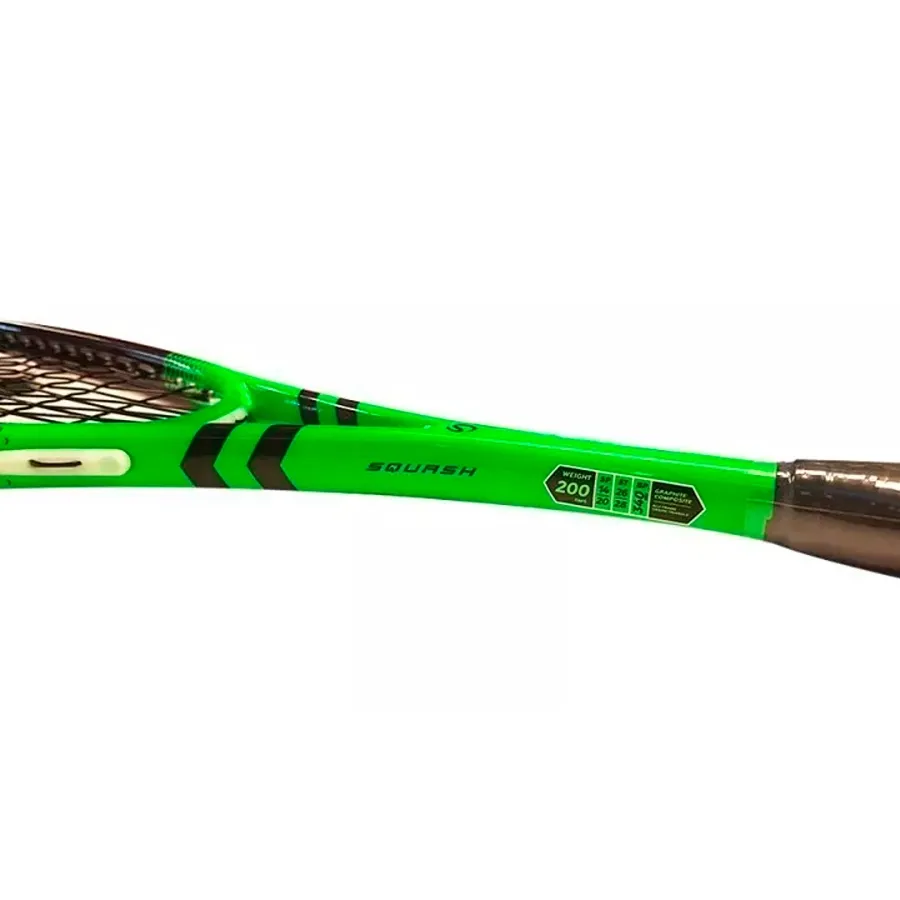 Imagen 1 de 4 de Raqueta Sixzero Squash Powerful-NEGRO/VERDE