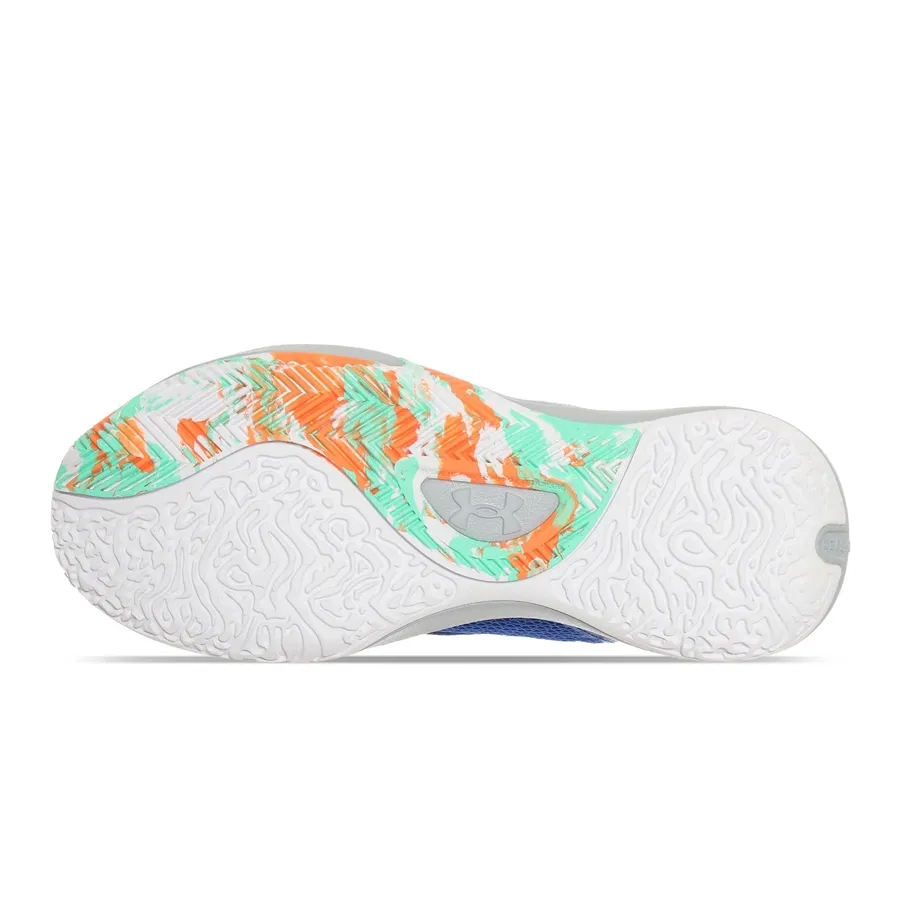 Imagen 8 de 10 de Zapatillas Under Armour Lockdown 6-GRIS/AZUL FRANCIA