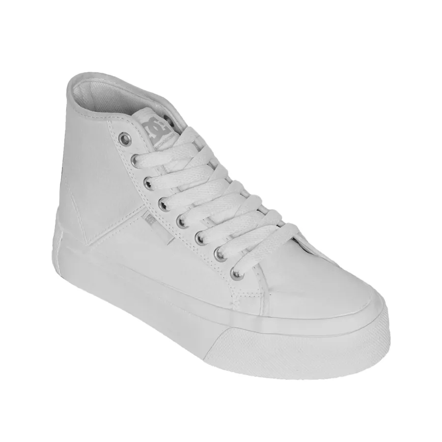 Imagen 1 de 5 de Zapatillas Dc Manual Hi Platform-BLANCO