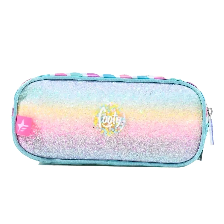 Imagen 2 de 3 de Cartuchera c/luz Cool Frie Footy-TURQUESA