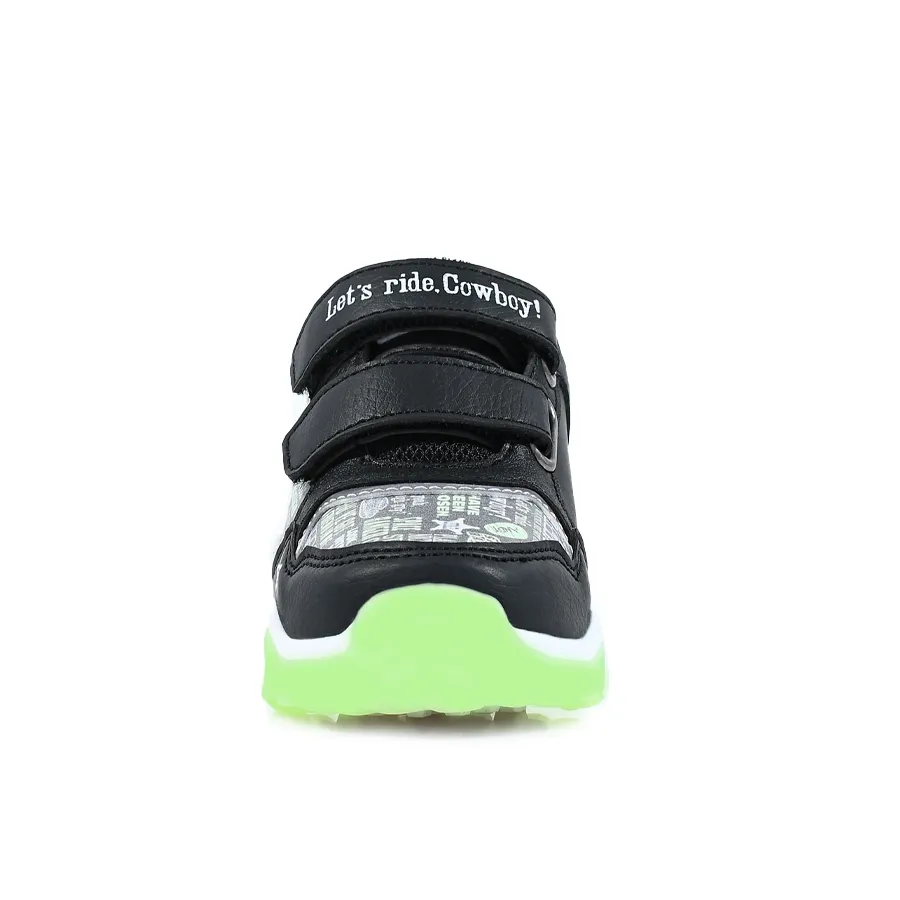 Imagen 1 de 4 de Zapatillas Footy Toy Story Con Luz-NEGRO/GRIS/VERDE FLOUR