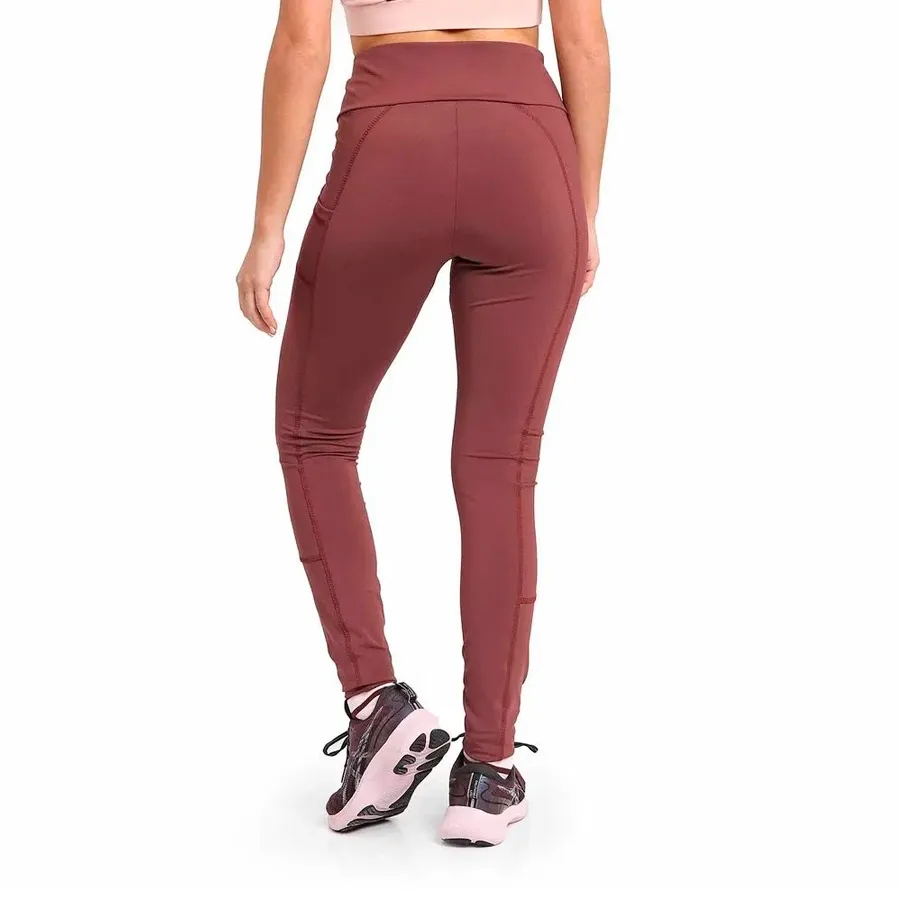 Imagen 1 de 3 de Calza Larga Asics Elastic Aw22-BORDO