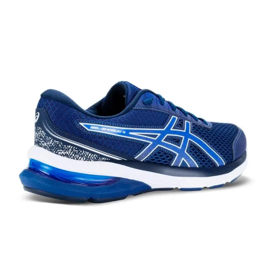 Imagen 1 de 3 de Zapatillas Asics Gel Shogun 4-AZUL FRANCIA/ VERDE FLUO