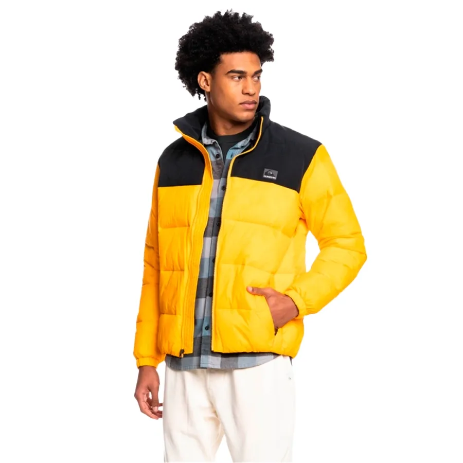 Imagen 2 de 6 de Campera Quiksilver Wolf Shoulders-NARANJA/NEGRO