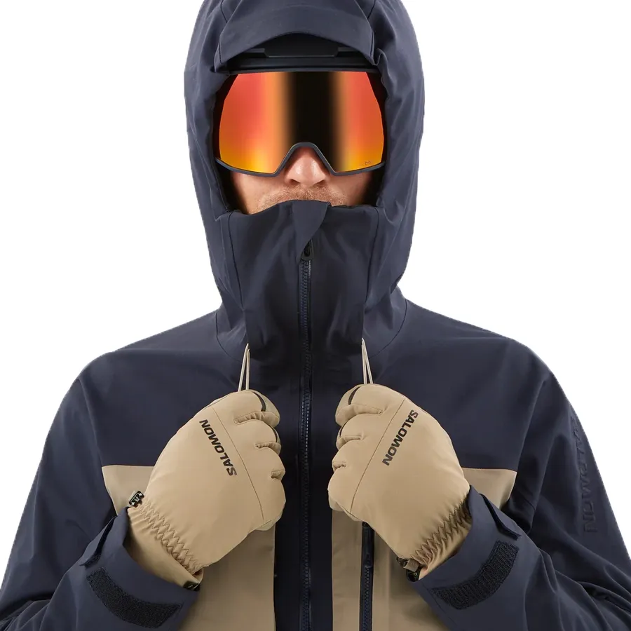 Imagen 5 de 11 de Campera Salomon Stance 3L Long-MARINO/BEIGE