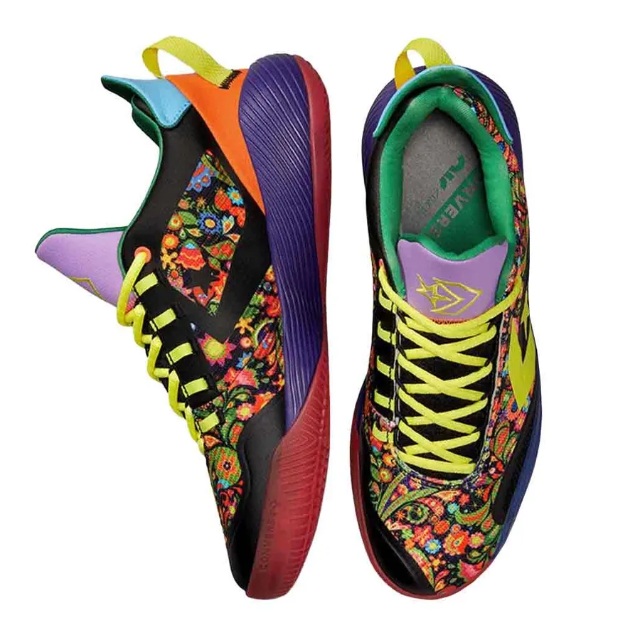 Imagen 3 de 5 de Zapatillas Converse All Star Bb Shift Ox-NEGRO/AMARILLO FLUOR/VIOLETA