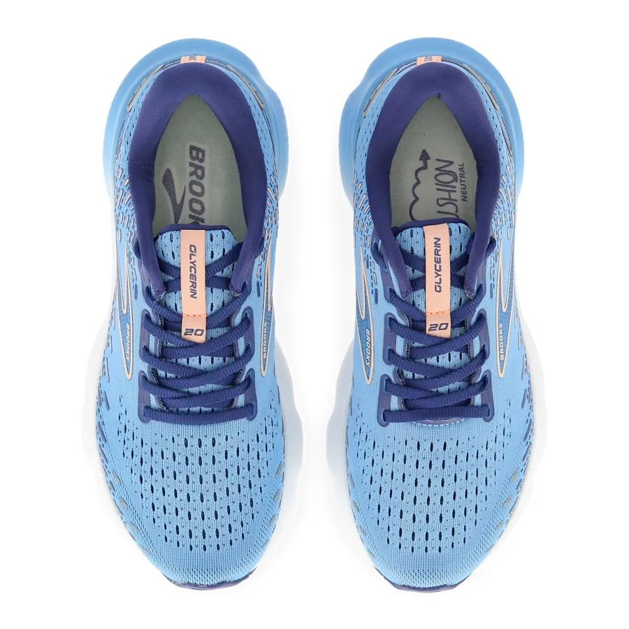 Imagen 2 de 6 de Zapatillas Brooks Glycerin 20-CELESTE/AZUL/BLANCO