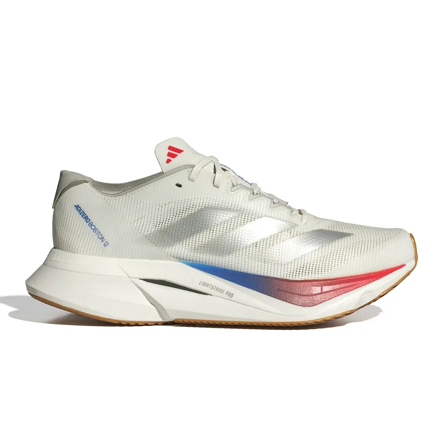 Imagen 1 de 8 de Zapatillas adidas Adizero Boston 12-BLANCO/PLATA