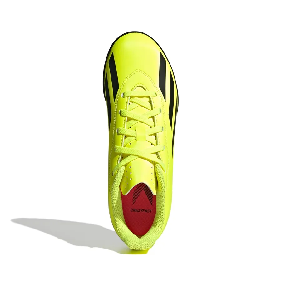 Imagen 3 de 7 de Botines adidas X Crazyfast Club-AMARILLO FLUOR/NEGRO