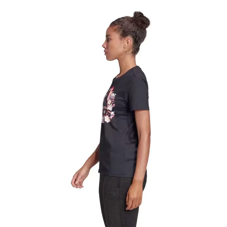 Imagen 2 de 4 de Remera adidas W Mhg Iiiu-NEGRO