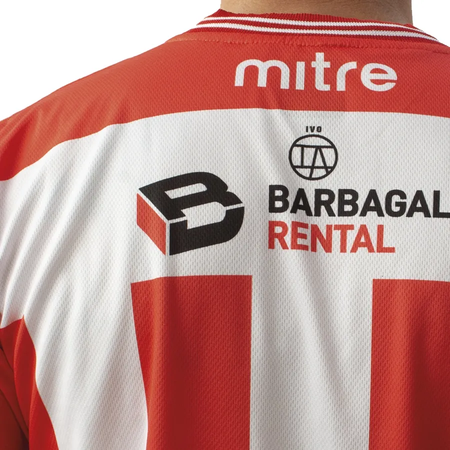 Imagen 4 de 5 de Camiseta Mitre Oficial San Martin Mza-ROJO/BLANCO