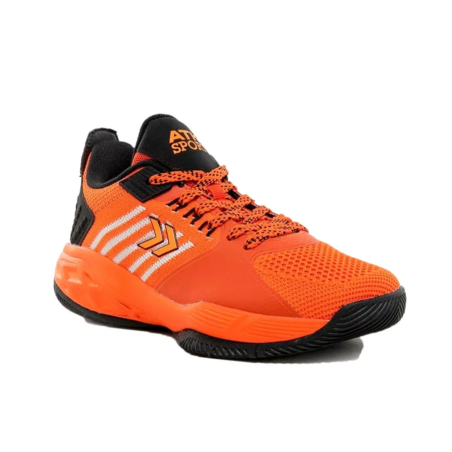 Imagen 1 de 6 de Zapatillas Atomik Kevin V23-NEGRO/NARANJA