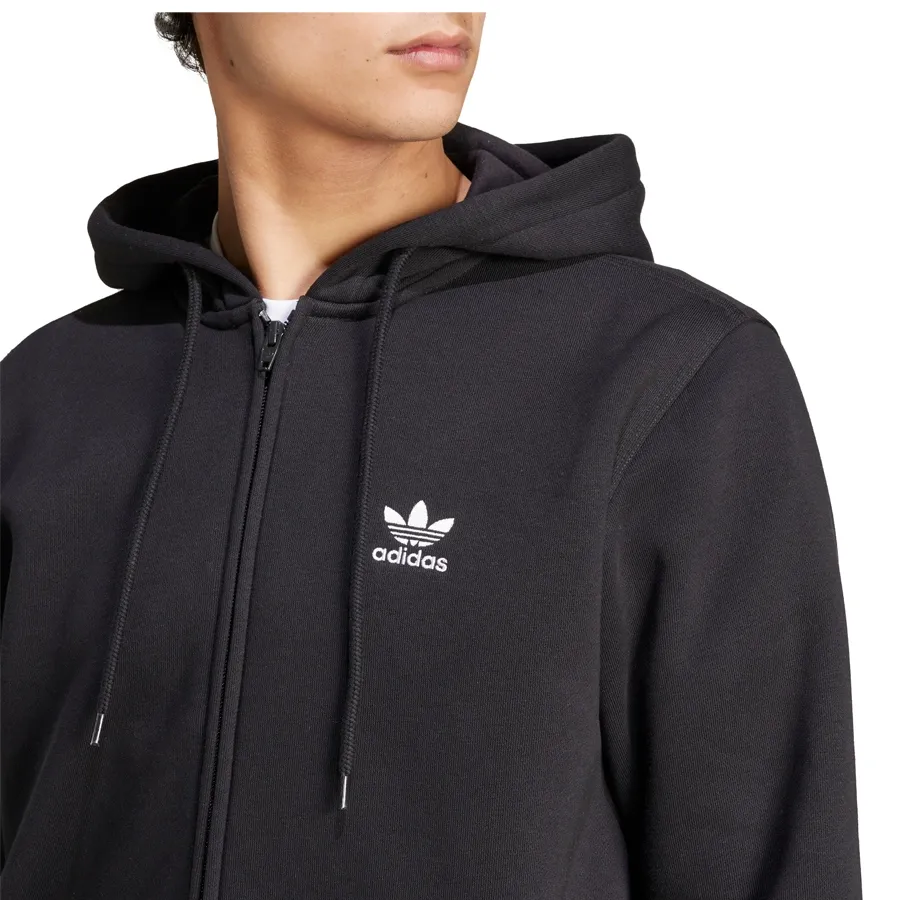 Imagen 3 de 5 de Campera adidas originals Trifolio Essentials-NEGRO