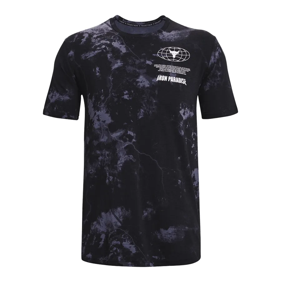 Imagen 0 de 5 de Remera Under Armour Project Rock Statement-NEGRO/BLANCO