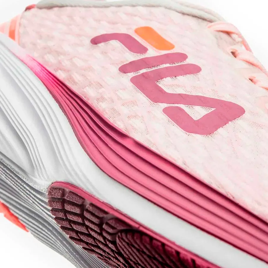 Imagen 6 de 9 de Zapatillas Fila Racer Curve-ROSA/BORDO/CORAL