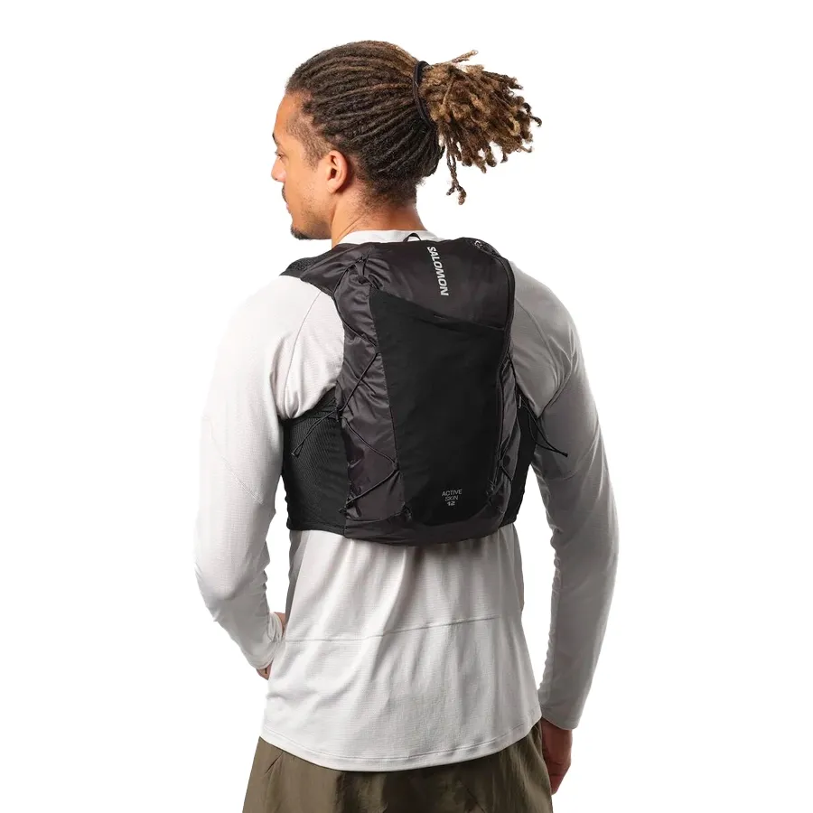 Imagen 4 de 8 de Chaleco de Hidratación Salomon Active Skin 12-NEGRO