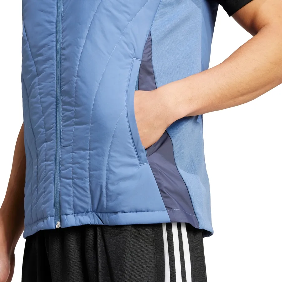 Imagen 3 de 5 de Chaleco adidas Boca Winvest-AZUL/MARINO/AMARILLO