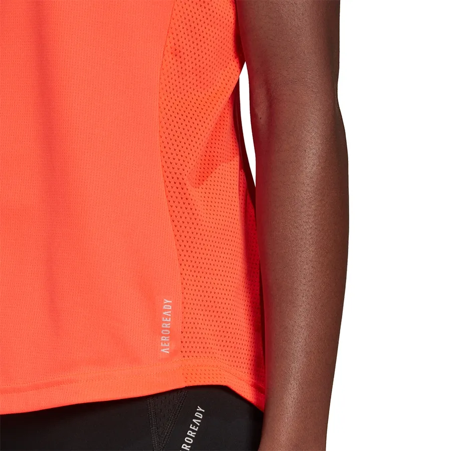 Imagen 3 de 5 de Remera adidas Own The Run-NARANJA