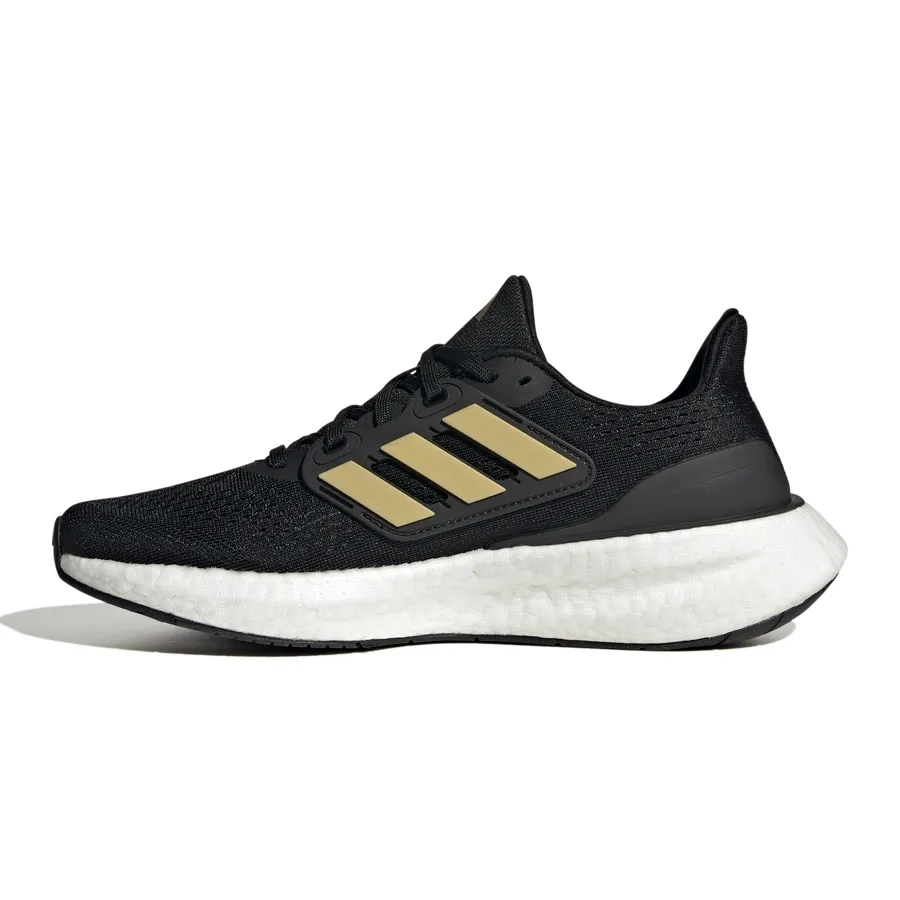 Imagen 2 de 8 de Zapatillas adidas Pureboost 23-NEGRO/DORADO