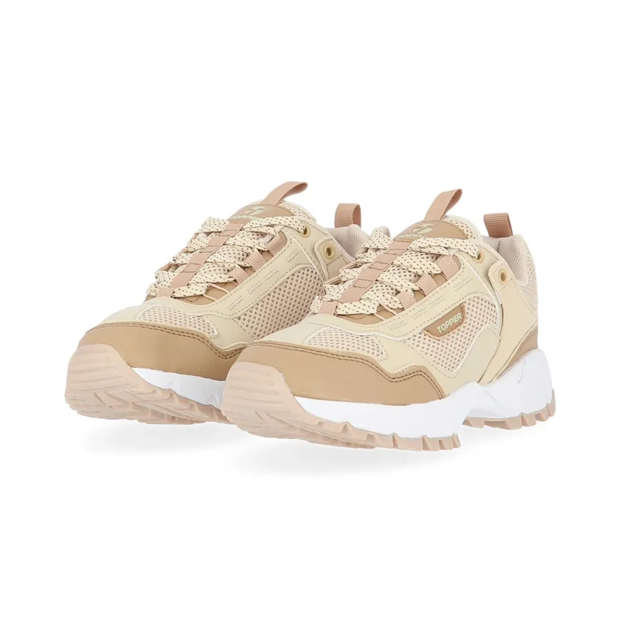 Imagen 2 de 5 de Zapatillas Topper Ever-BEIGE/BLANCO