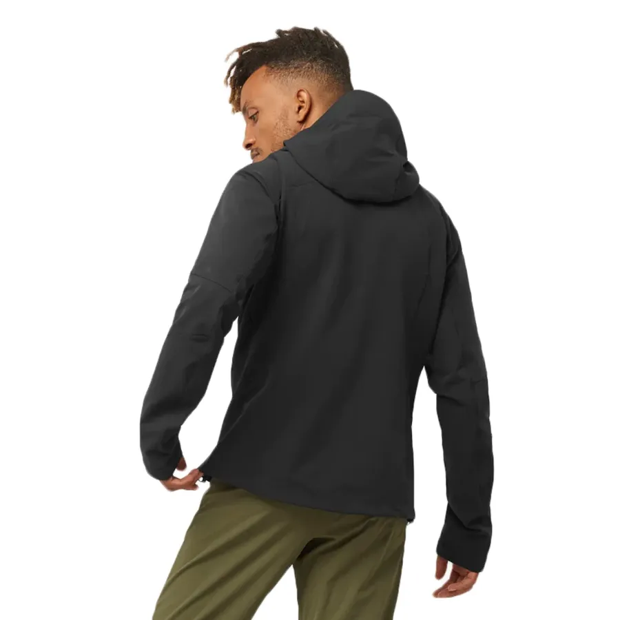 Imagen 2 de 6 de Campera Salomon Outpeak SoftShell-NEGRO