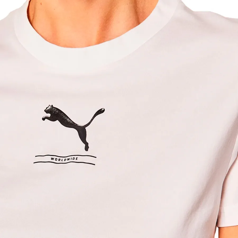 Imagen 2 de 3 de Remera Puma Tility Fitted-BLANCO