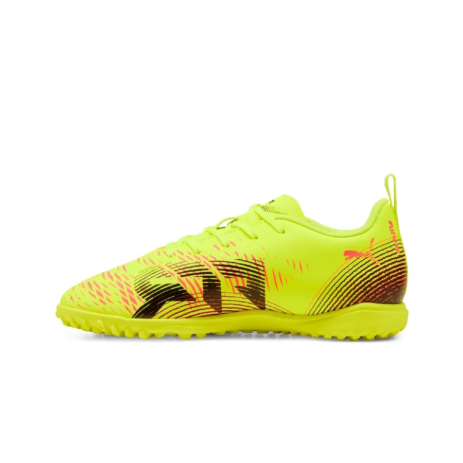 Imagen 2 de 5 de Botines Puma Future 8 Play Tf Jr-AMARILLO FLUOR/FUCSIA/NEGRO