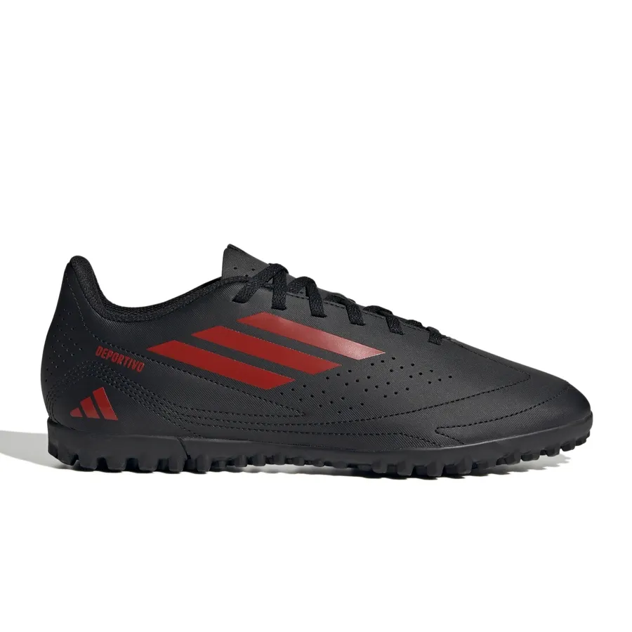 Imagen 0 de 7 de Botines adidas Deportivo III Tf-NEGRO/ROJO