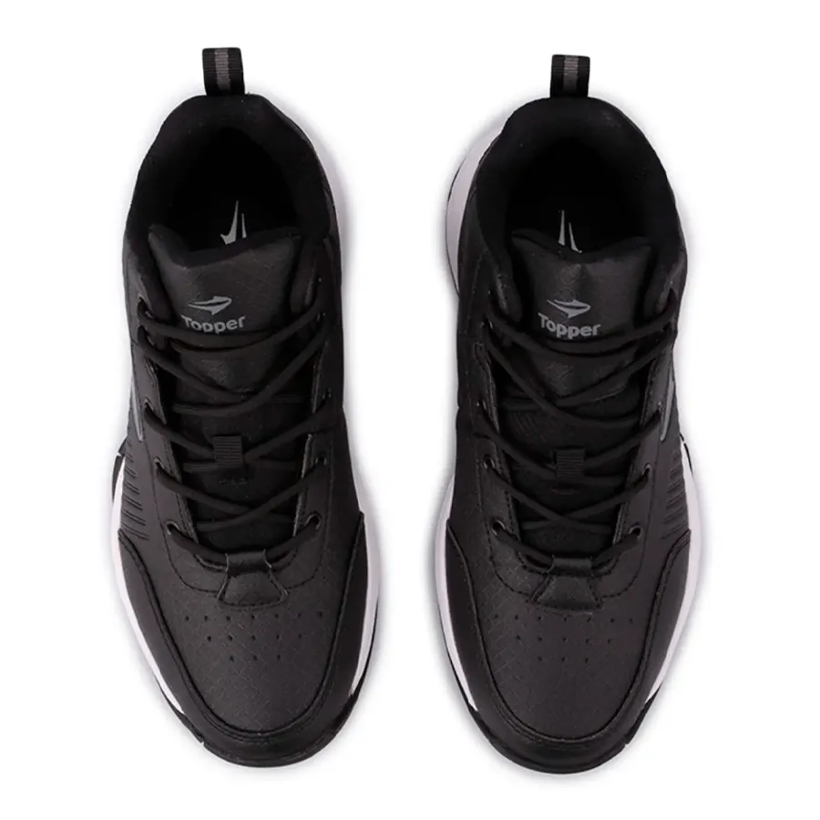 Imagen 3 de 5 de Zapatillas Topper Candun Cs-NEGRO/BLANCO