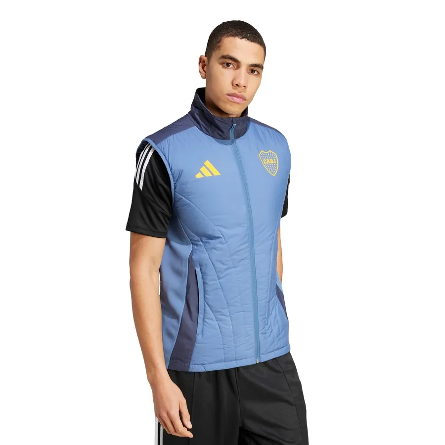 Imagen 0 de 5 de Chaleco adidas Boca Winvest-AZUL/MARINO/AMARILLO