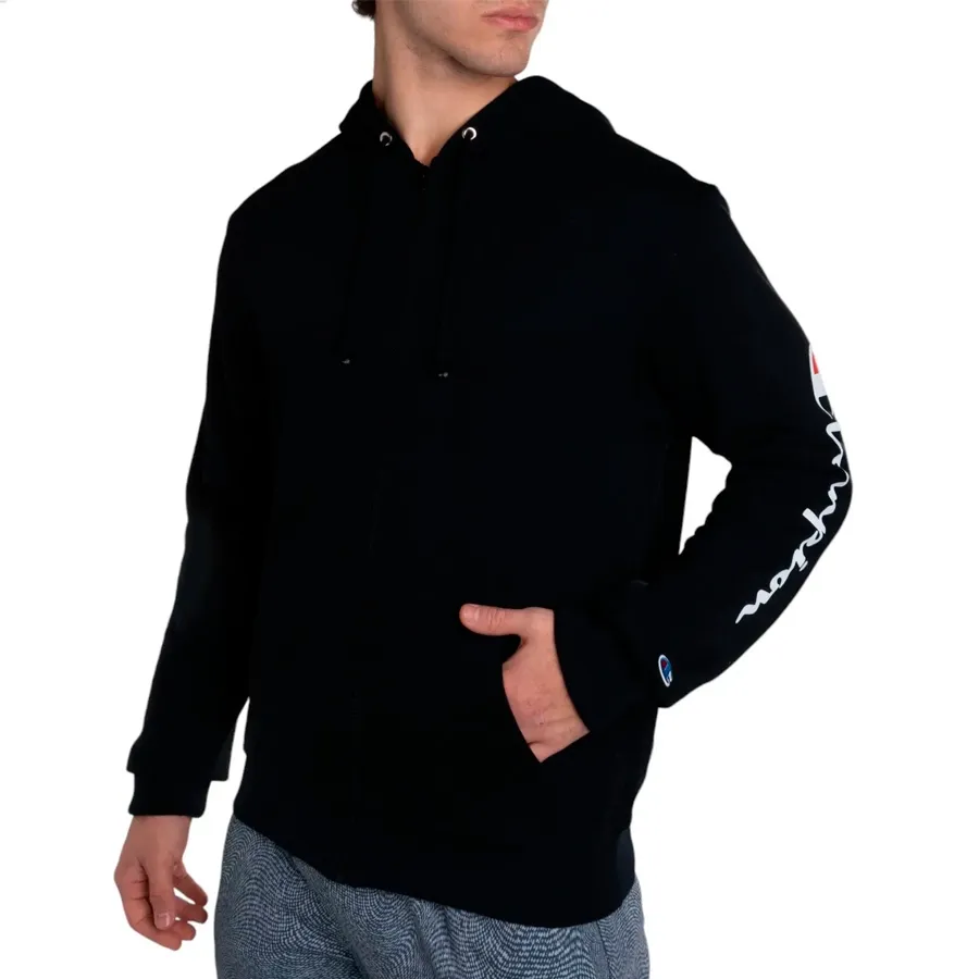 Imagen 1 de 4 de Campera Champion Con Capucha-NEGRO