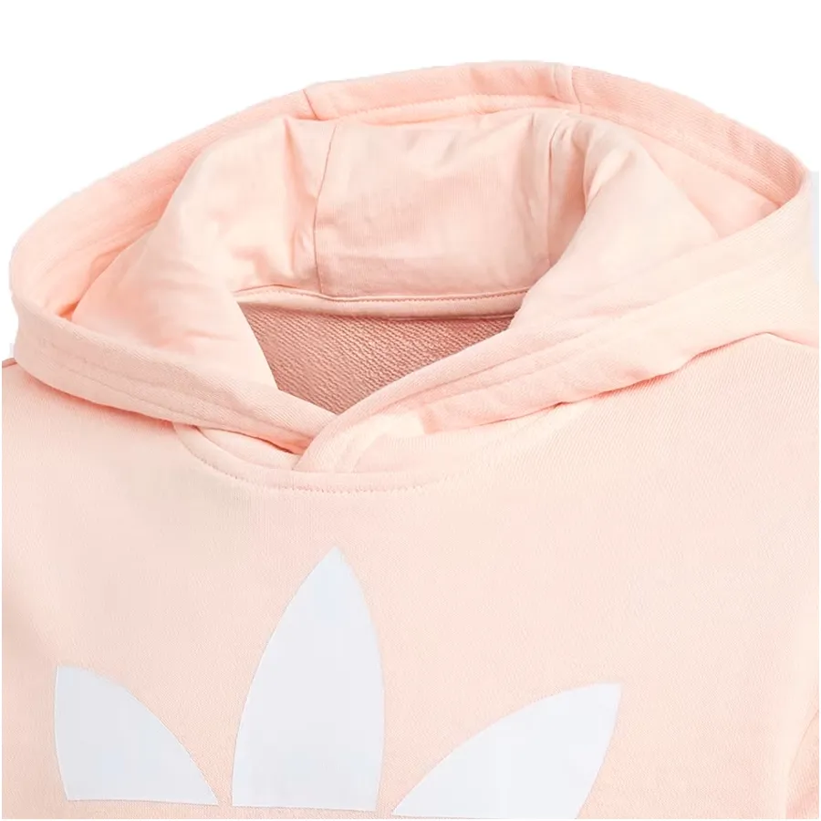 Imagen 2 de 4 de Buzo adidas originals Trefoil Hoodie-CORAL/BLANCO