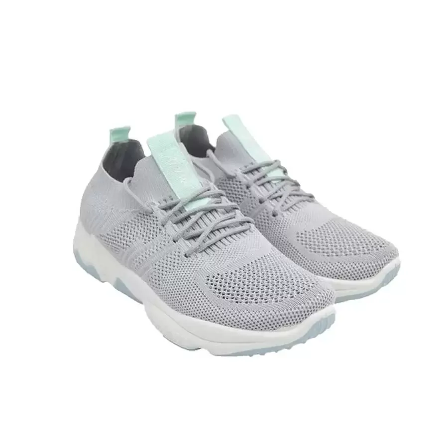 Imagen 3 de 4 de Zapatillas Atomik Deportivo Cordon Chateau-GRIS/VERDE AGUA