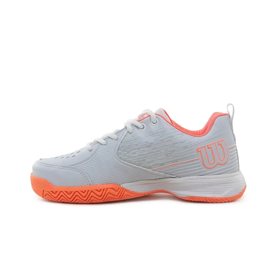 Imagen 1 de 6 de Zapatillas Wilson K Energy 2-GRIS/CORAL/BLANCO