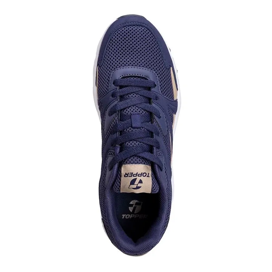 Imagen 3 de 5 de Zapatillas Topper Akron-AZUL/BEIGE