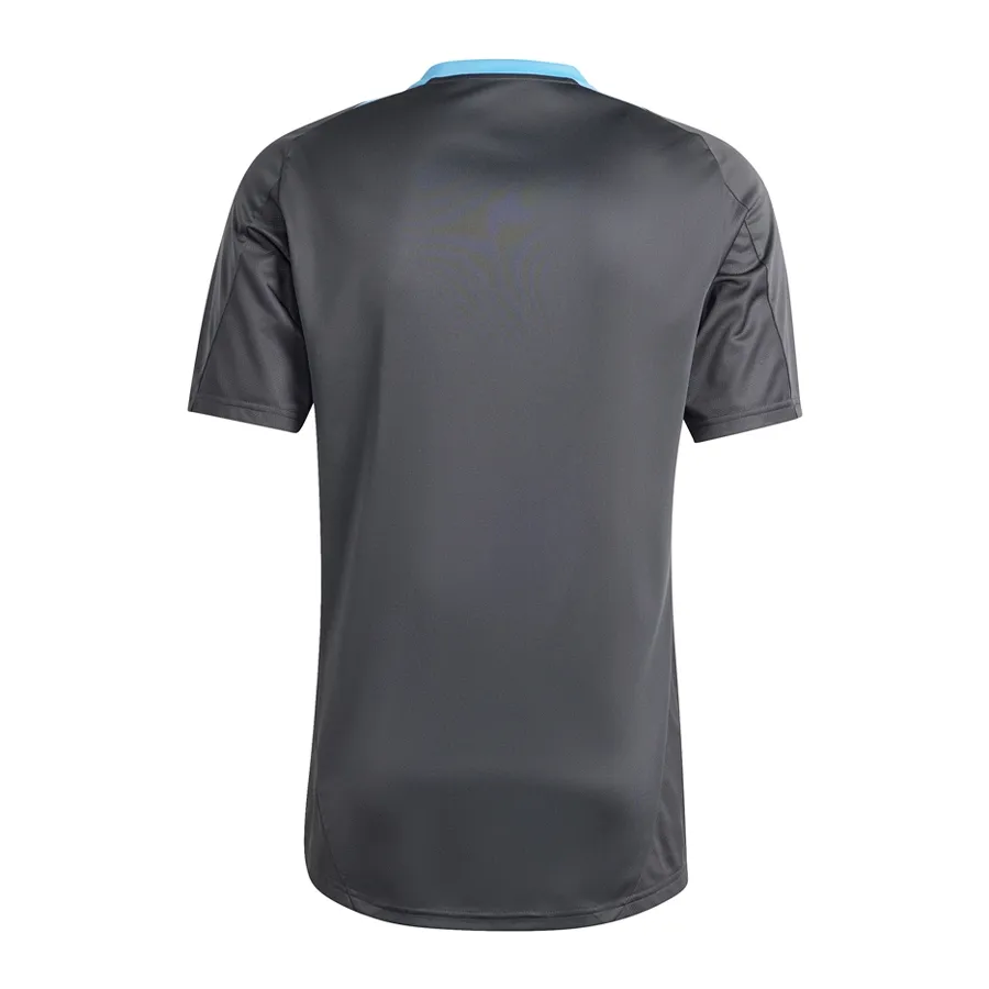 Imagen 1 de 6 de Camiseta adidas De Entrenamiento Afa 24-GRIS/CELESTE/DORADO