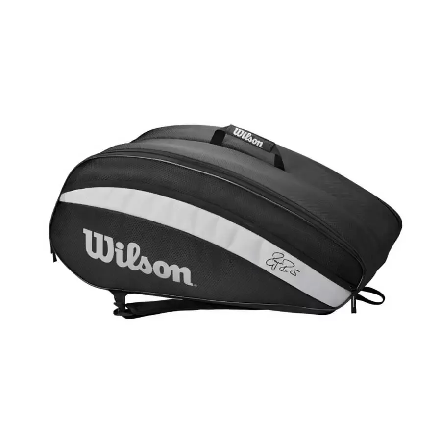 Imagen 0 de 3 de Raquetero Wilson Rf Team 6 Pk-NEGRO/GRIS