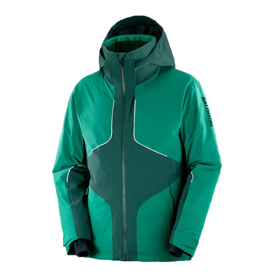 Imagen 0 de 6 de Campera Salomon Brilliant-VERDE OSCURO/VERDE
