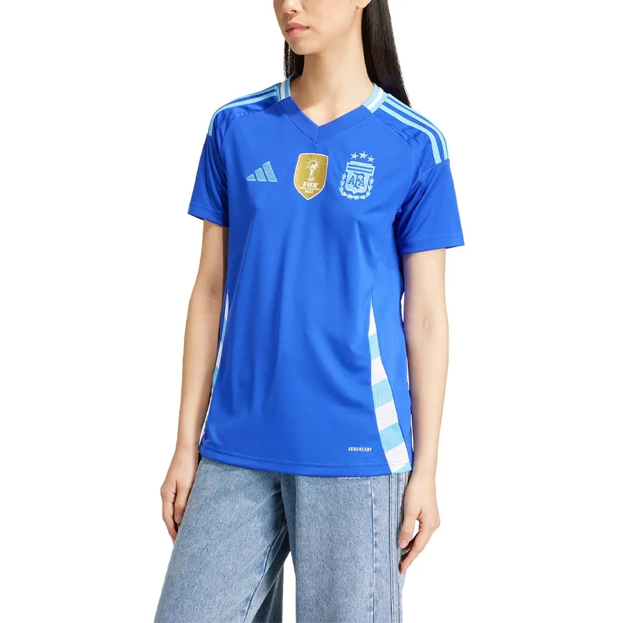 Imagen 3 de 8 de Camiseta adidas Afa Alternativa 24-AZUL/CELESTE