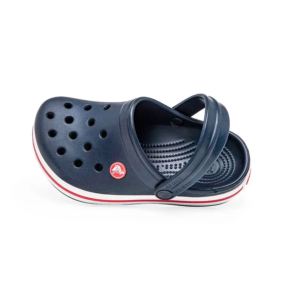 Imagen 2 de 4 de Ojotas Crocs Crocband Kids-MARINO/ROJO/BLANCO