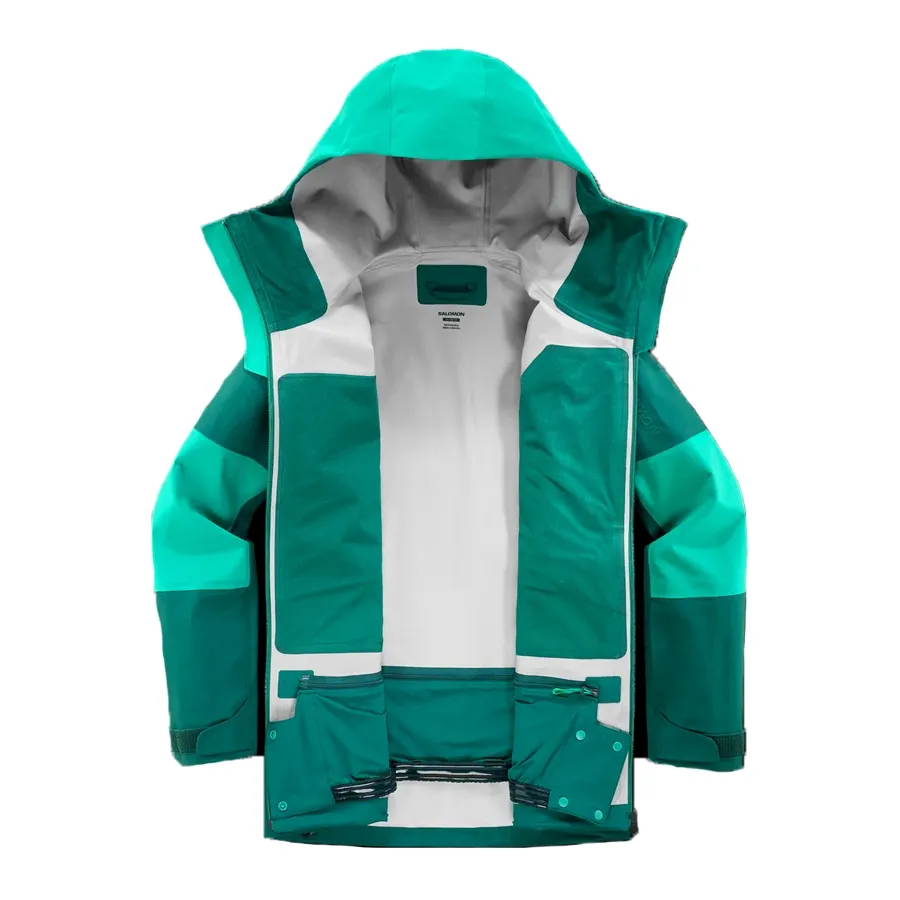 Imagen 1 de 6 de Campera Salomon Stance 3L Jkt-VERDE OSCURO/VERDE