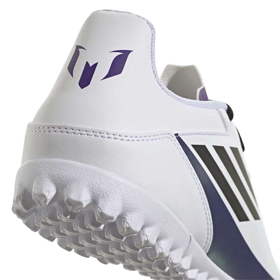 Imagen 6 de 7 de Botines adidas F50 Club Tf Messi-BLANCO/NEGRO/PURPURA