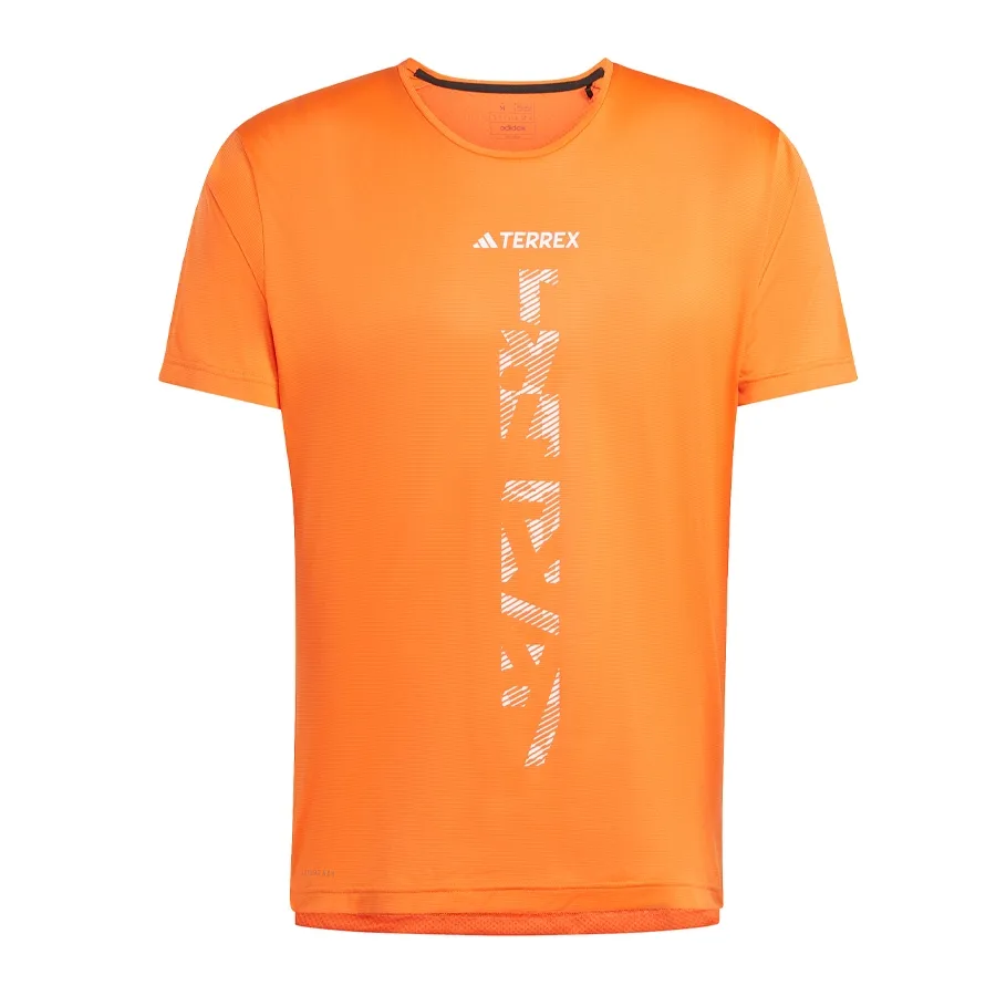 Imagen 6 de 7 de Remera adidas Trail Running Terrex Agravic-NARANJA/BLANCO