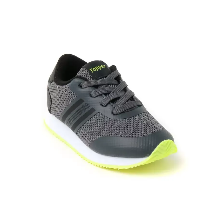 Imagen 0 de 5 de Zapatillas Topper Ambar Bebe-GRIS/NEGRO