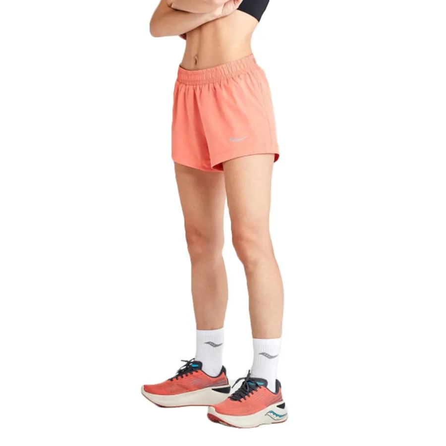 Imagen 2 de 5 de Shorts Saucony Outpace Woven-CORAL