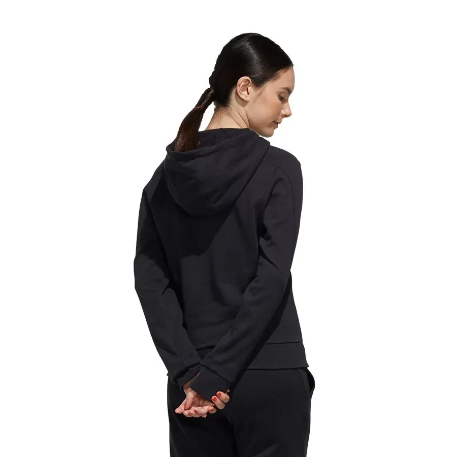 Imagen 3 de 4 de Buzo Con Capucha adidas Brilliant Basics-NEGRO/BLANCO